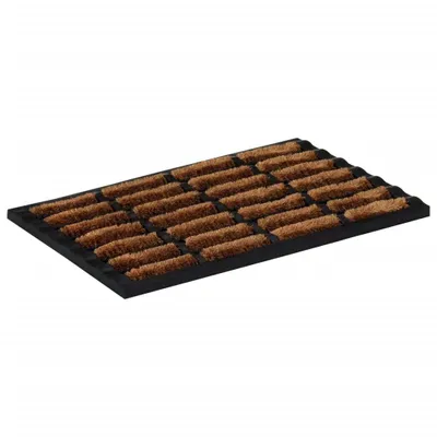 Produktbild von vidaXL Fußmatte Rechteckig 40x60 cm Gummi und Kokosfaser