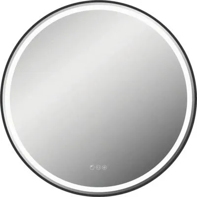 Obrázek produktu pro Kuleté zrcadlo s osvětlením v rámu form&style SABA s ochranou proti zamlžení Ø 80 cm IP 44