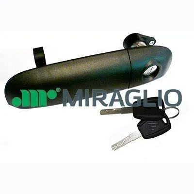 Produktbild von MIRAGLIO 80/640SC Türgriff Vorne Links für FIAT Panda Schrägheck (312, 319) Schwarz