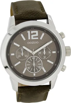 Produktbild von Oozoo Leder Damen Uhr matt Analog Quarzuhr Armband braun Timepieces D2UOC6181A
