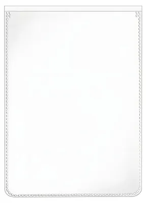 Image de Pochette pour carte d'identité 80x108mm A7 transparente