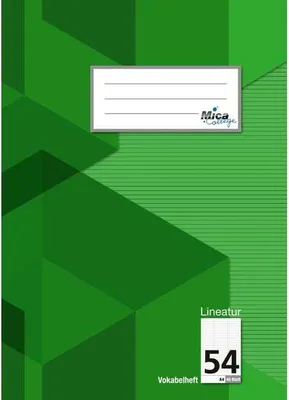Produktbild von Vokabelheft A4 - Lineatur 54 - 3 Spalten - 40 Blatt