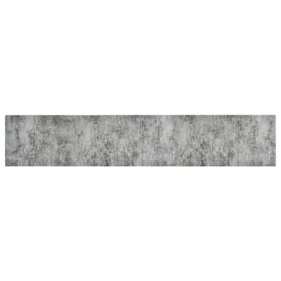 Image de vidaXL Tapis de cuisine Lavable Béton 60x300 cm Velours