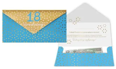 Immagine prodotto di Busta regalo per il 18° compleanno - Kukartka