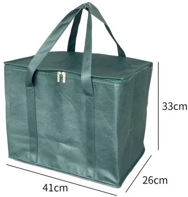Produktbild von Isolierende Plastikschuimtasche für Lebensmitteltransport, geisolierter Supermarkteinkaufsbeutel, geeignet für warme und kalte Lebensmitteltransport, Reisen, Ausflugstasche