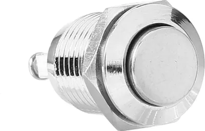 Produktbild von Vodotesný kovový 12 mm štartovací gombík s momentálnym tlačidlom Elektrický spínač