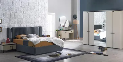Zdjęcie produktu dla Kompletny zestaw do sypialni łóżko szafa garderoba 5 szt