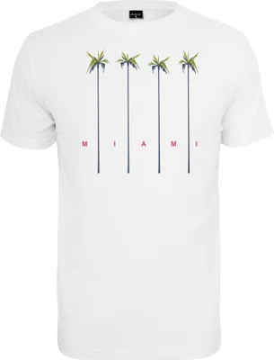 Image de T-shirt pour homme Mr. Tee Miami Palms, couleur blanche, taille XXL