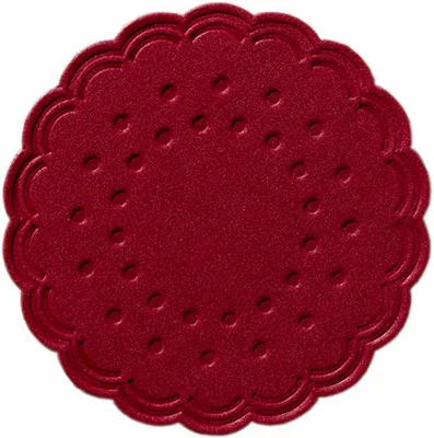 Produktbild von Duni Tassendeckchen 7,5cm bordeaux 8lagig 250 Stück