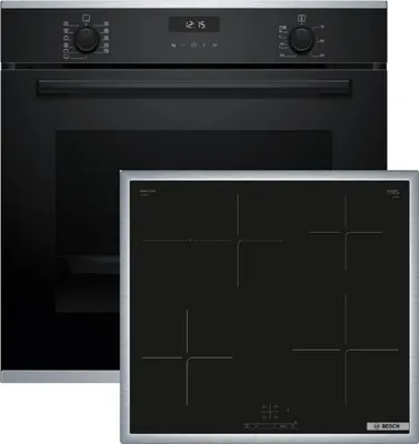 Produktbild von Bosch HBD636FH66, Zonen-Induktionskochfeld, 4 Zone(n), Glaskeramik, Schwarz, Berührung, 58,3 cm