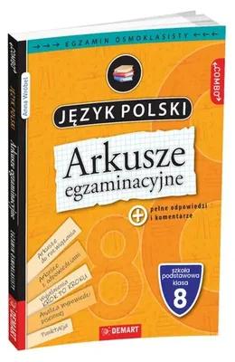 Zdjęcie produktu dla Arkusze egzaminacyjne z jezyka polskiego dla 8-klasisty