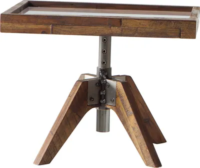 Produktbild von HASENA Factory Line Nachttisch Carpi mit Glasplatte vintage brown