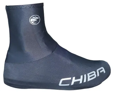 Produktbild von CHIBA Rennrad Überschuh - L, schwarz, atmungsaktiv, elastisch, mit Reißversch....