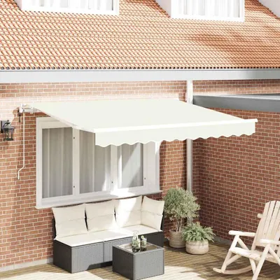 Obrázok produktu pre Maison Exclusive – zatahovacia markíza, krémová, 300 x 200 cm, látka