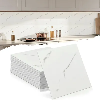 Productafbeelding van 16 Stuks Zelfklevende Tegelstickers 30x30 cm Wit
