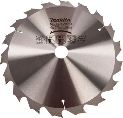 Produktbild von Makita B-12859 Standard-Kreissägeblatt TCT 270 x 30 mm Holz 18 Zähne