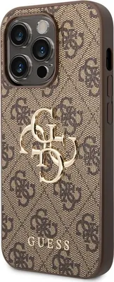 Produktbild von Guess 4G Big Metal Logo - iPhone 15 Pro Case (brown)