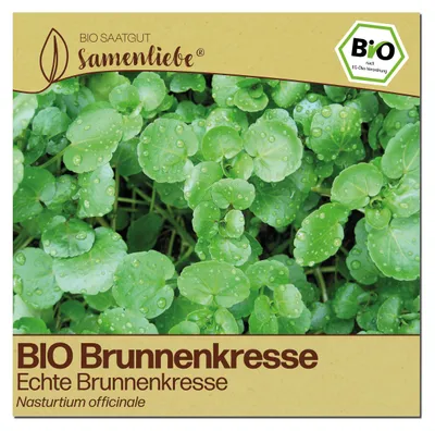 Produktbild von Samenliebe Brunnenkresse Samen | Echte Brunnenkresse - winterhart - samenfestes Saatgut