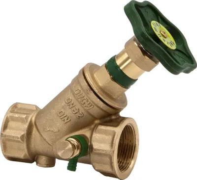 Produktbild von Schlösser KFR-Ventil 0016303200001 DN 32, G 1 1/4, mit Entleerung, nichtsteigende Spindel