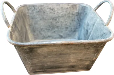 Immagine prodotto di Vaso da fiori quadrato con manici 26 cm