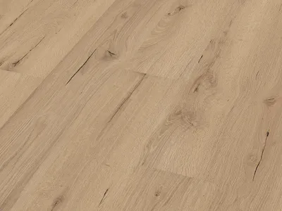 Produktbild von Meister | 2,55 m² | Risseiche Hell 6258 8,5 mm Laminatboden, Landhausdiele LC 55 S, 1 Stab Format, Klickverbindung Multiclic, Fugenlos, Porenstruktur, HDF Trägerplatte
