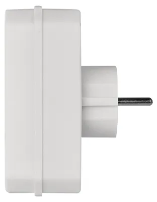 Zdjęcie produktu dla 3-drożny adapter gniazda EMOS: 2x gniazdo Euro + 1x gniazdo Schuko, gniazdo wielokrotne 3x z ulepszoną ochroną przed dotykiem, biały, 250V, 3680W, P00272