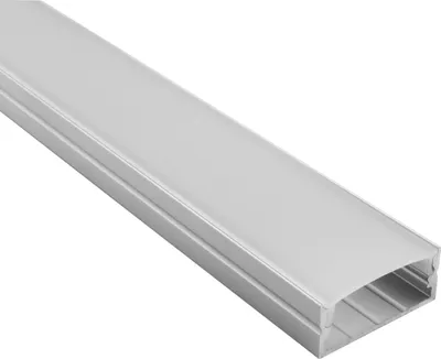 Produktbild von A23 LED Aluprofil Silber - 2m opal