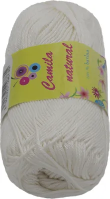 Image de Fil CAMILA naturel - 50g / 125 m - Blanc