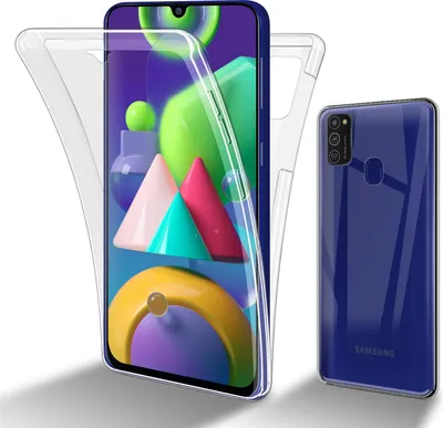 Produktbild von Cadorabo Schutzhülle für Samsung Galaxy M30s / M21 Hülle in natur 360° Etui Full Body Handyhülle Cover Case