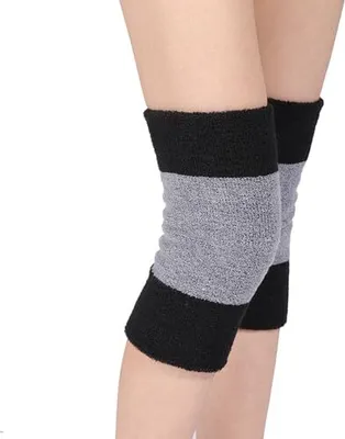 Produktbild von 1 Paar Kaschmir Elastic Knieunterstützung Winterwärmerpolster Wärmespangen warme kalte Manschettentherapie Arthritis Gelenkschmerz Relief Männer Fraue