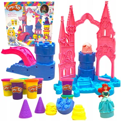 Produktbild von Maksik Modellierknete Kreativ-Set Prinzessinnenburg