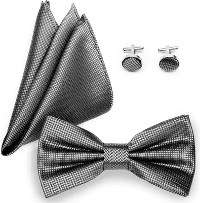 Produktbild von Ladeheid Einstecktuch Set Herren inkl. Manschettenknöpfe SETBHC 12cmx6cm