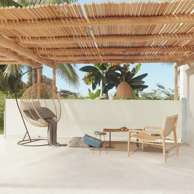 Immagine prodotto di Maison Exclusive - Tenda da sole a cassonetto, estendibile, 117x614 cm, color crema