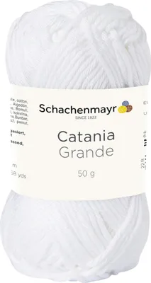 Produktbild von Schachenmayr Catania Grande, 50g White Handstrickgarne
