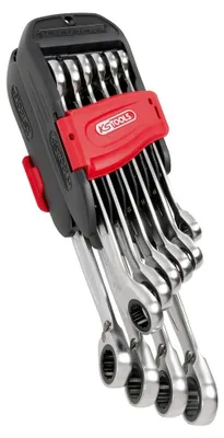 Immagine prodotto di Set di chiavi a cricchetto KS TOOLS Gearplus - 10 pezzi - Dentatura reversibile 503.4620
