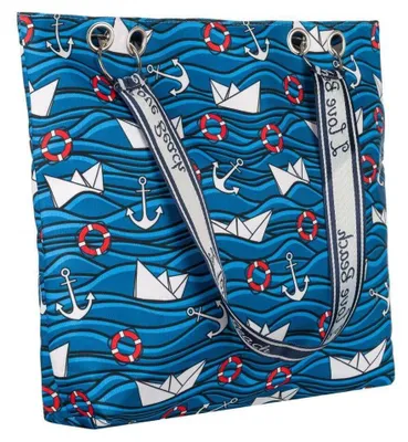 Produktbild von Sommerlicher Strand-Shopper aus Polyester