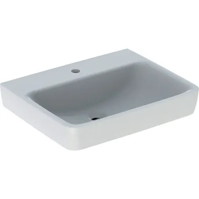 Immagine prodotto di Geberit Renova Plan, lavabo, 60x48 cm, 1 trou pour robinet, sans trop-plein, 501637, 501.637.00.1, 501.637.00.1