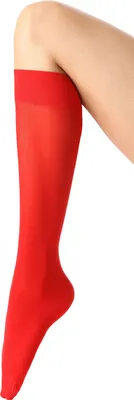 Image de Chaussettes mi-longues pour femmes Merry Style MSSST8001 (rouge, taille unique)