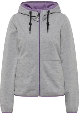 Produktbild von Tavite damen funktionsjacke - grau melange flieder Tavite damen funktionsjacke - grau melange flieder, XS