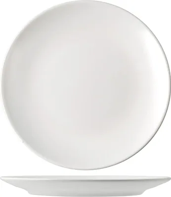 6 Steingut-Teller Denver, weiß, 20 cm, spülmaschinengeeignet
