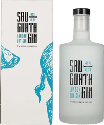 Produktbild von Sau-Guata Gin 41% Vol. 0,7l in Geschenkbox
