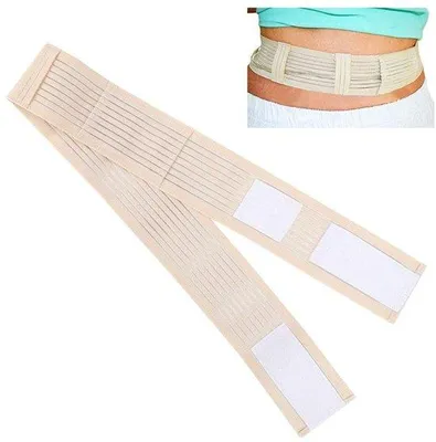 Image de Ceinture abdominale réglable pour dialyse péritonéale, taille M/L, longueur 84/100/115 cm, pour patients à domicile