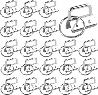 Produktbild von 40 Stück Schraubenschleuder-Set mit Schwanzklammern und Drehbügeln - Ideal für Schraubenschleuder-Accessoires und Zubehör