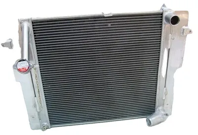 Image de Radiateur, construction en aluminium, puissance de refroidissement améliorée, noir
