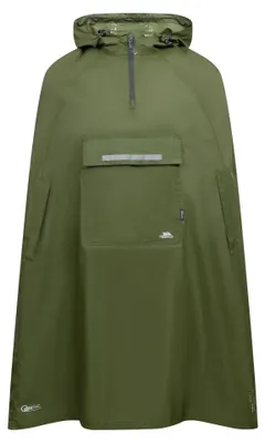Image de Poncho imperméable à capuche Trespass Qikpac unie TP422 (L) (vert mousse)