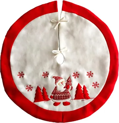 Obrázek produktu pro Slavnostní vánoční polštářek s motivem Santa Clause a vánočního stromku