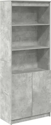 Obrázek produktu pro Skříň highboard betonově šedá 70 x 35 x 180 cm kompozitní dřevo