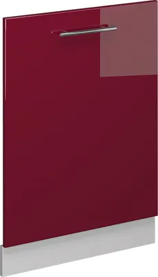 Produktbild von Geschirrspülblende Vicco Fame-Line Bordeaux Hochglanz 60 cm ohne Arbeitsplatte, Model 54311