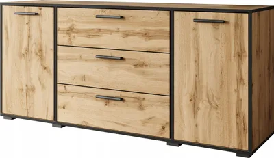 Obrázok produktu pre VEĽKÁ DVOJITÁ KOMODA BOGOTA 150 cm dub WOTAN