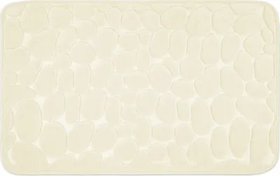 Produktbild von WohnDirect weiche Memoryschaum Badematte LONDON Creme 50 x 80 cm